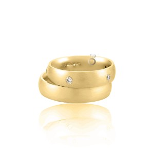 Βέρες γάμου FaCad'oro WR-10 , Ζευγάρι .